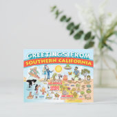 Groeten uit Zuid-Californië Briefkaart (Staand voorkant)