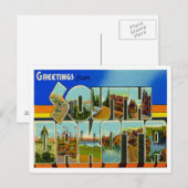 Groeten uit Zuid-Dakota Briefkaart (Voorkant / Achterkant)