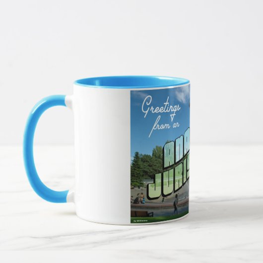 Groeten van Anarchist Seattle. Mok (Links)