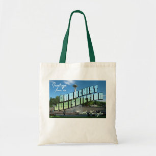 Groeten van Anarchist Seattle. Tote Bag
