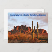 Groeten van Apache Junction, Arizona Briefkaart (Voorkant / Achterkant)