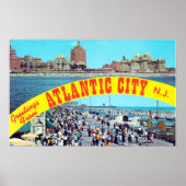 groeten van Atlantic CIty New Jersey Poster (Voorkant)