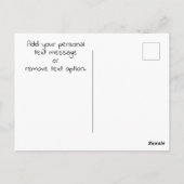 Groeten van beste vrienden briefkaart (Achterkant)