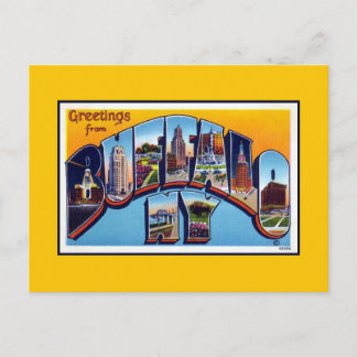  groeten van Buffalo NY Briefkaart