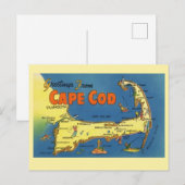 Groeten van Cape Cod Kaart (Voorkant / Achterkant)