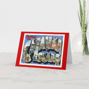 Groeten van Catalina Island Californië Kaart