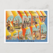 Groeten van Coney Island, New York Travel Briefkaart (Voorkant)