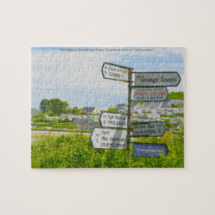 Groeten van Courtmacsherry Cork Jigzaag Puzzle Legpuzzel