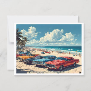 Groeten van Daytona Beach, Illustratie jaren 1960 Briefkaart