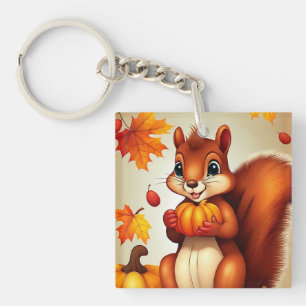 Groeten van de eekhoorn sleutelhanger