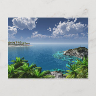 Groeten van de eilanden briefkaart