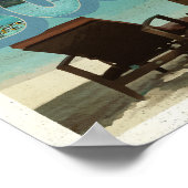 Groeten van de  kaart Bora Bora Bora Poster (Hoek)