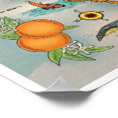 Groeten van de kaart van Florida Poster (Hoek)