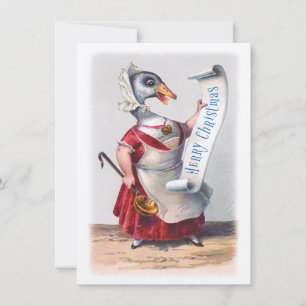 Groeten van de Kerstgans Kaart