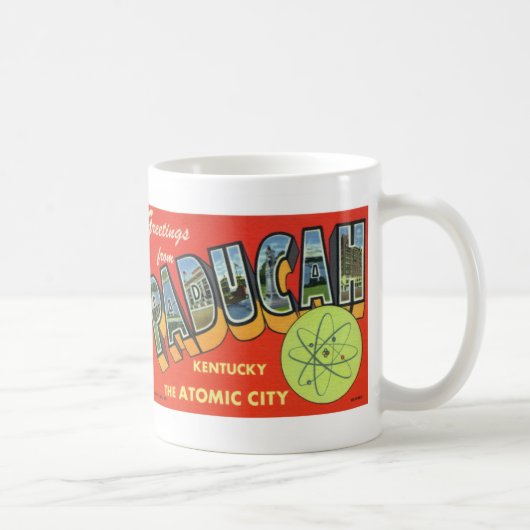 Groeten van de Mok van het Briefkaart Paducah (Rechts)