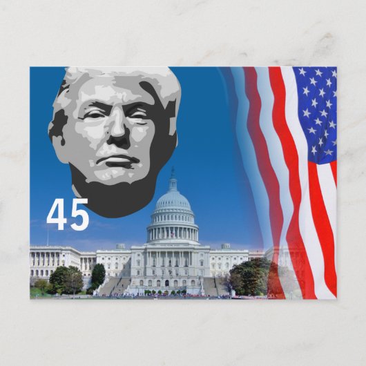 Groeten van... Donald Trump Briefkaart (Voorkant)