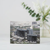 Groeten van Doubai Briefkaart (Staand voorkant)