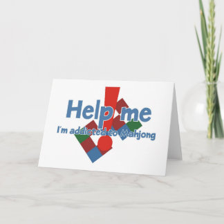Groeten van een verslaafde Mahjong Kaart