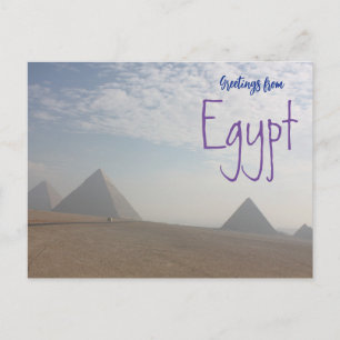 Groeten van Egypte Piramides Reis Postkaart 