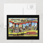 Groeten van Flagstaff Arizona Briefkaart (Voorkant / Achterkant)