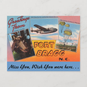 Groeten van Fort Bragg Briefkaart