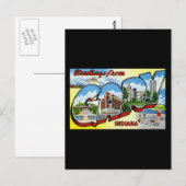 Groeten van Gary Indiana Briefkaart (Voorkant / Achterkant)