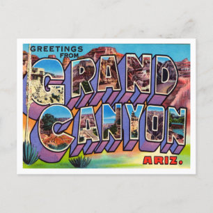 Groeten van Grand Canyon, Arizona Travel Briefkaart