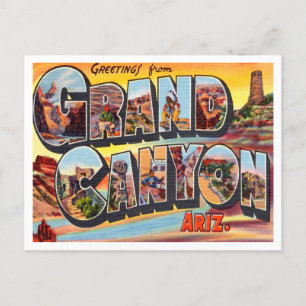 Groeten van Grand Canyon, Arizona Travel Briefkaart