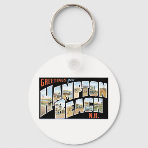 Groeten van Hampton Beach, New Hampshire Sleutelhanger