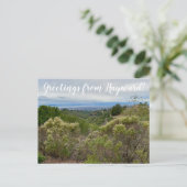 Groeten van Hayward. Briefkaart (Staand voorkant)