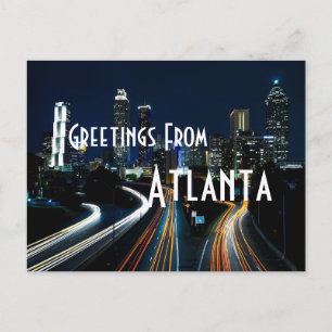 groeten van het briefkaart Atlanta georgia