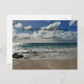 Groeten van het prachtige Bermuda Beach Briefkaart (Voorkant / Achterkant)