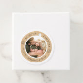 Groeten van het seizoen | Aangepaste foto Bedankjes Labels (In situ)