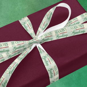 Groeten van het seizoen Gingham Christmas Lint