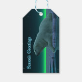 Groeten van het seizoen - Ice Edge Polar Beer Cadeaulabel (Voorkant)
