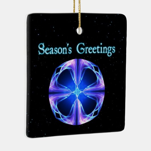 Groeten van het seizoen - Polaris Keramisch Ornament (Rechts)