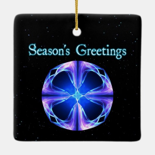 Groeten van het seizoen - Polaris Keramisch Ornament (Achterkant)