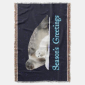 Groeten van het seizoen - Ringed zegel Deken (Voorkant Verticaal)