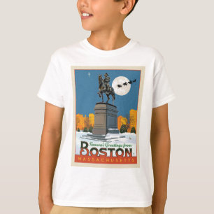 Groeten van het seizoen uit Boston Common! T-shirt