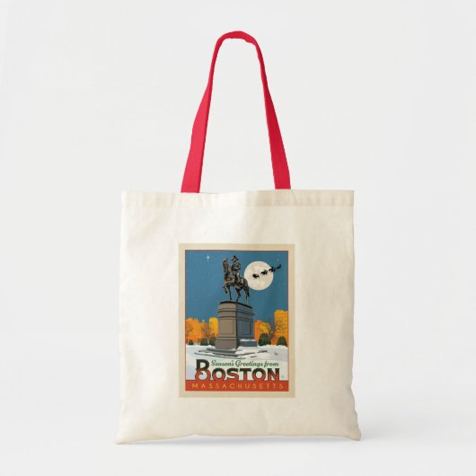 Groeten van het seizoen uit Boston Common! Tote Bag (Voorkant)