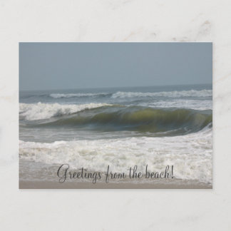 Groeten van het strand! briefkaart