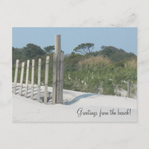 Groeten van het strand! briefkaart