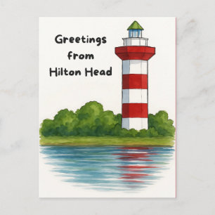 Groeten van Hilton Head Island 2025 Briefkaart