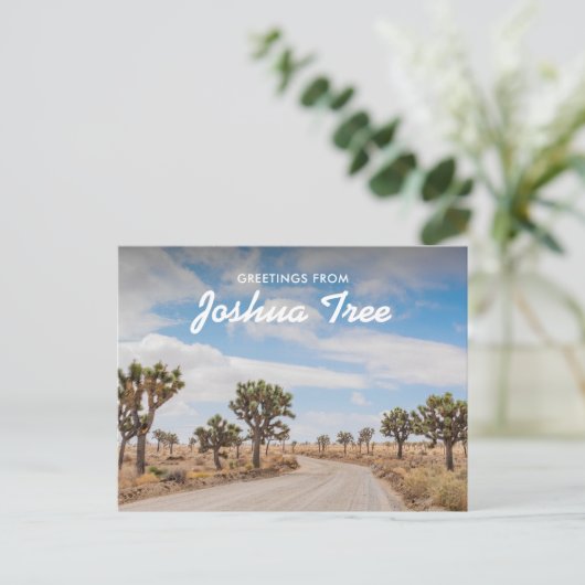 Groeten van Joshua Tree Briefkaart (Staand voorkant)