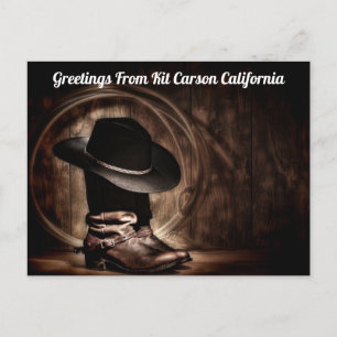 Groeten van Kit Carson, Californië Briefkaart