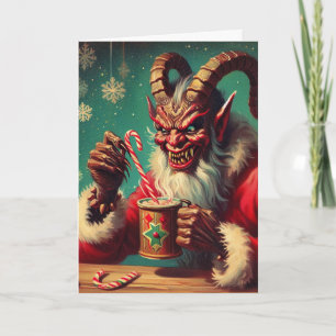 Groeten van Krampus  Kaart