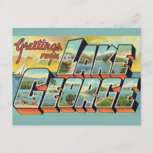 Groeten van Lake George Briefkaart