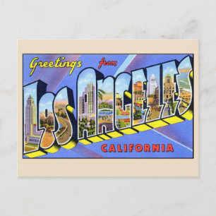Groeten van Los Angeles Large Letter  Briefkaart