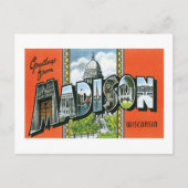 Groeten van Madison, Wisconsin! Briefkaart (Voorkant)