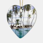 Groeten van Maldiven Keramisch Ornament (Links)